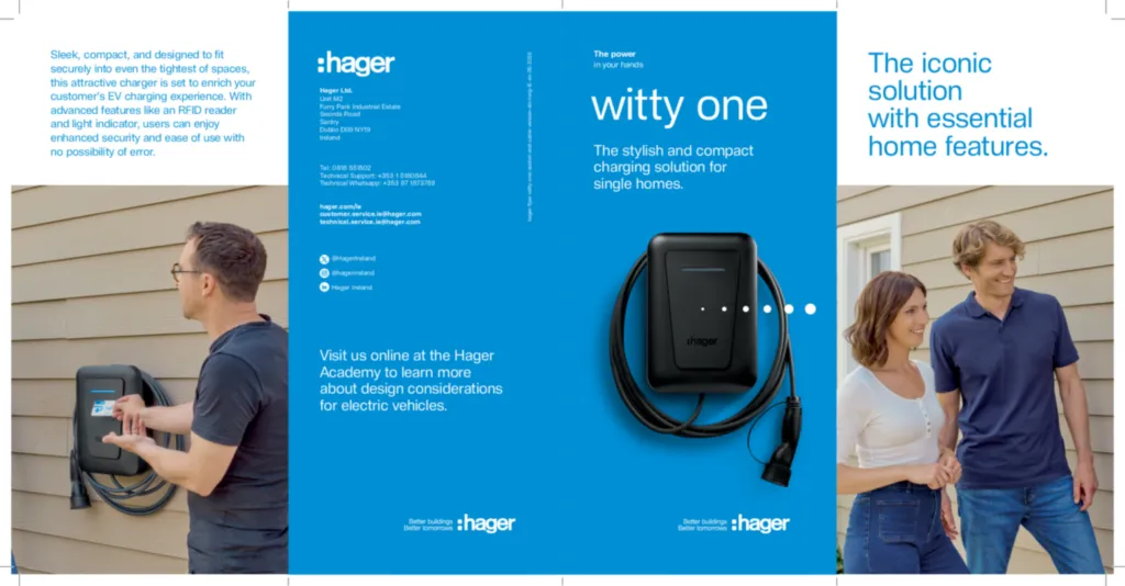 Image witty one leaflet IE  | Hager