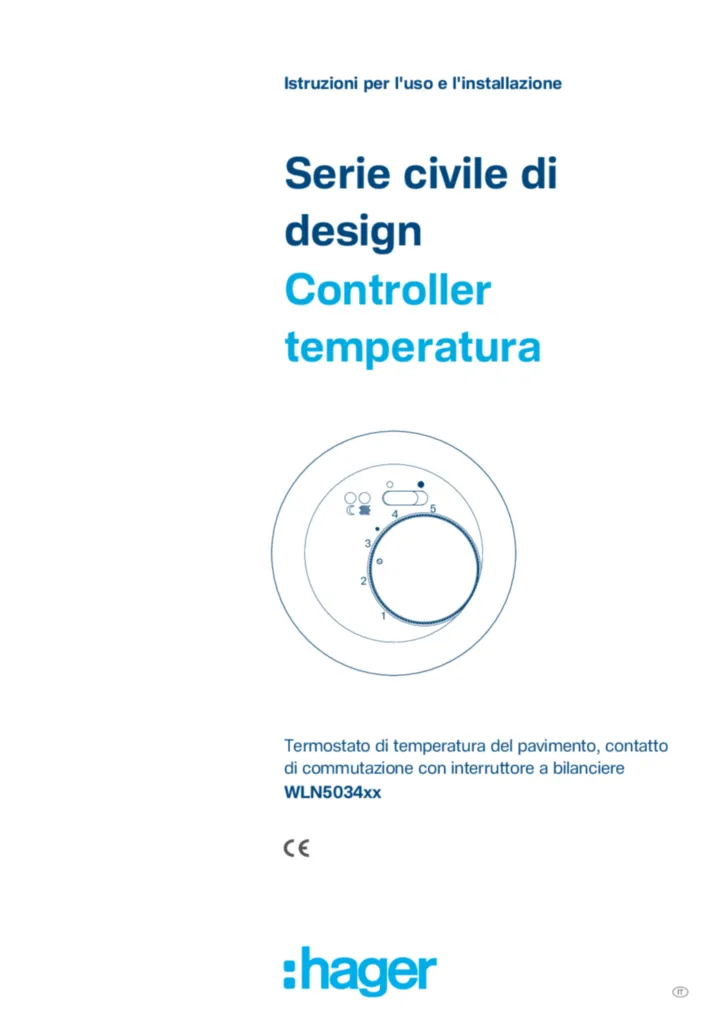 Immagine Manuale di installazione it-IT 2026-05-28 | Hager Italia
