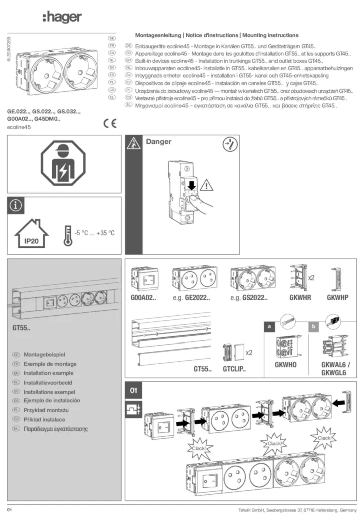 Image Guide d'installation en-GB 2026-05-29 | Hager Belgique