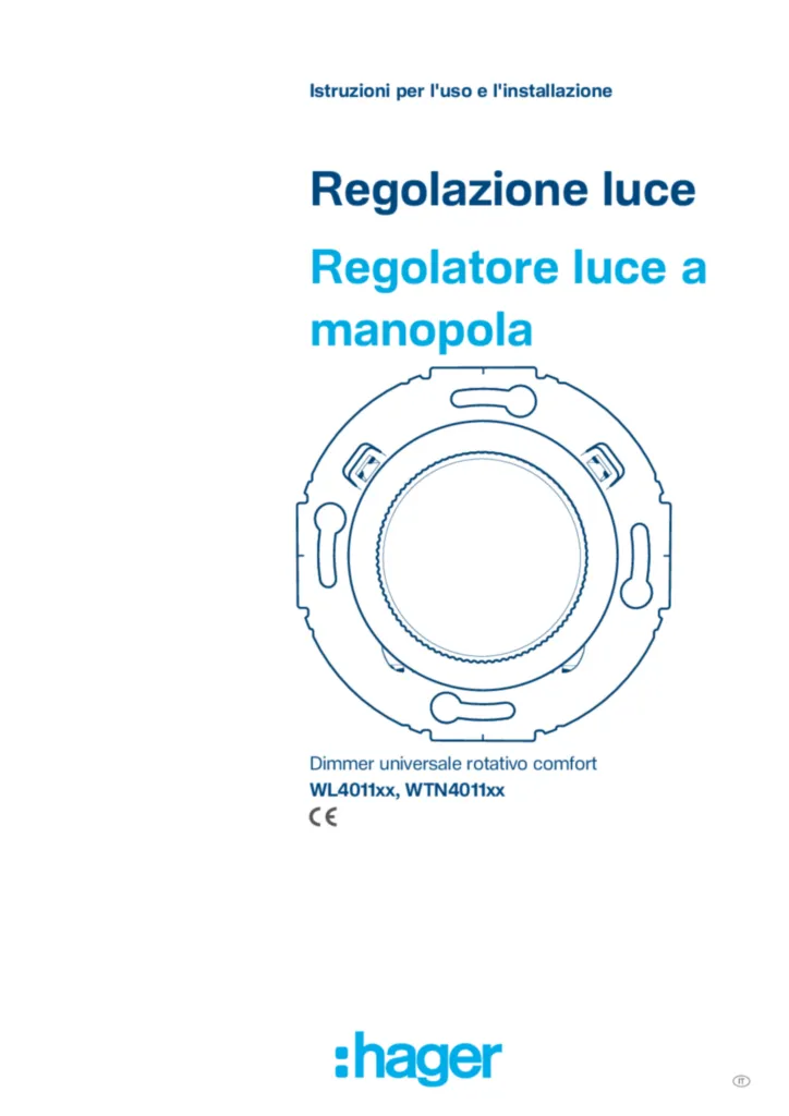 Immagine Manuale di installazione it-IT 2026-06-03 | Hager Italia