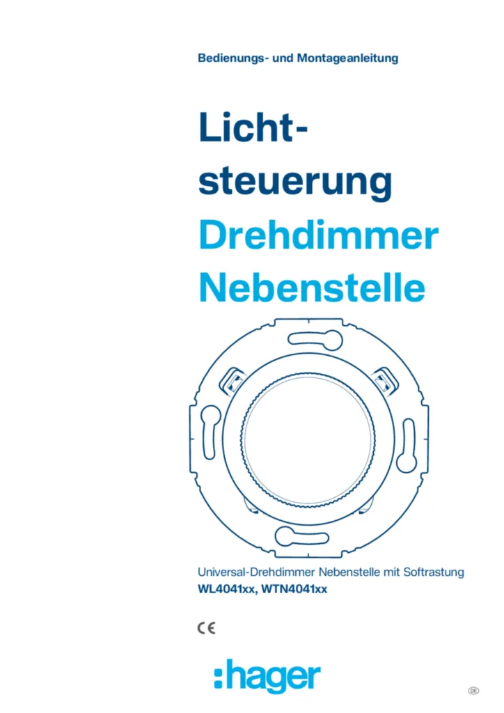 Bild Montageanleitung de-DE 2026-06-04 | Hager Deutschland