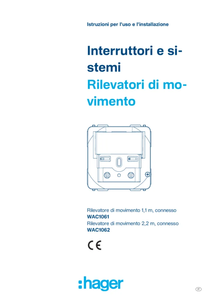Immagine Manuale di installazione it-IT 2026-06-12 | Hager Italia