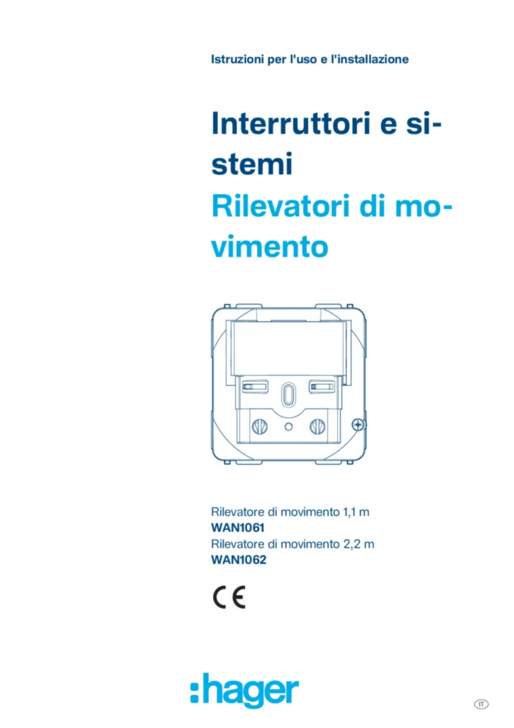 Immagine Manuale di installazione it-IT 2026-06-12 | Hager Italia