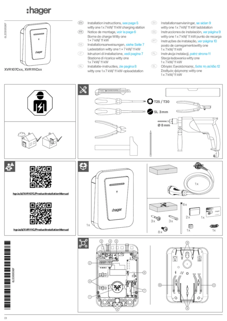 Imagem Manual de instalação en-GB, fr-FR, de-DE, it-IT, nl-NL, sv-SE, es-ES, pt-PT, pl-PL, el-GR 2026-07-01 | Hager Portugal