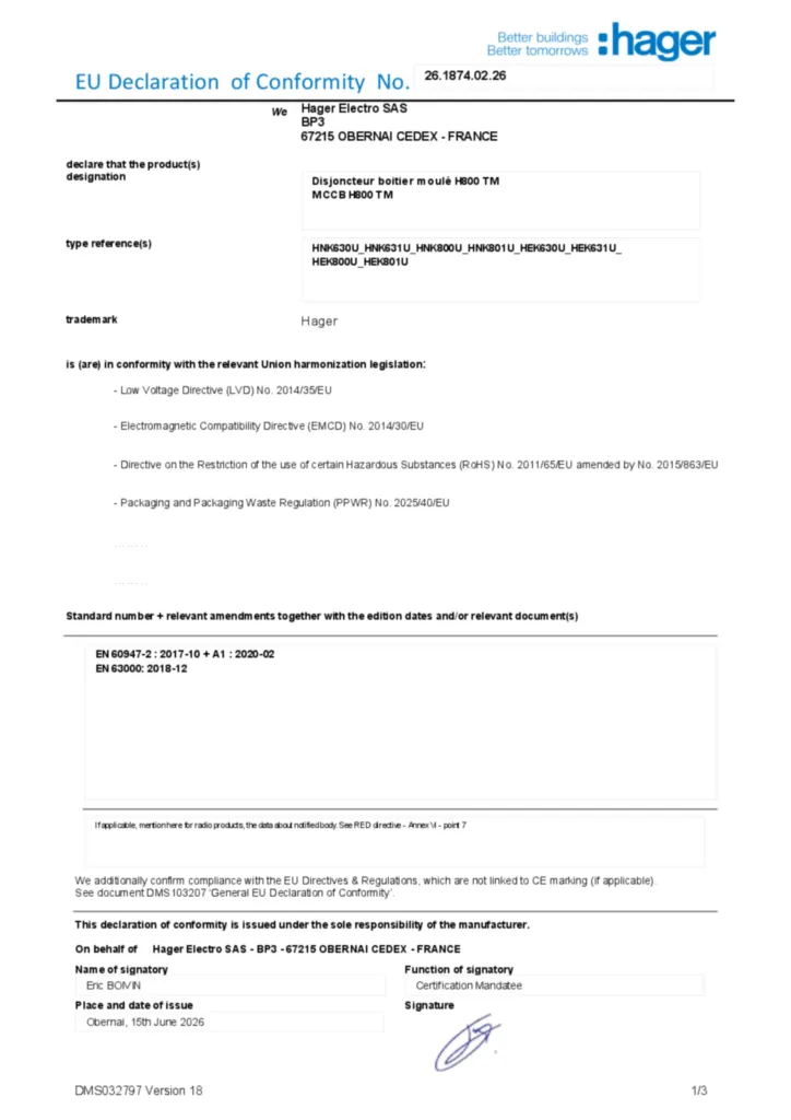 Image Declaration of conformity en-US 2026-07-14  | Hager