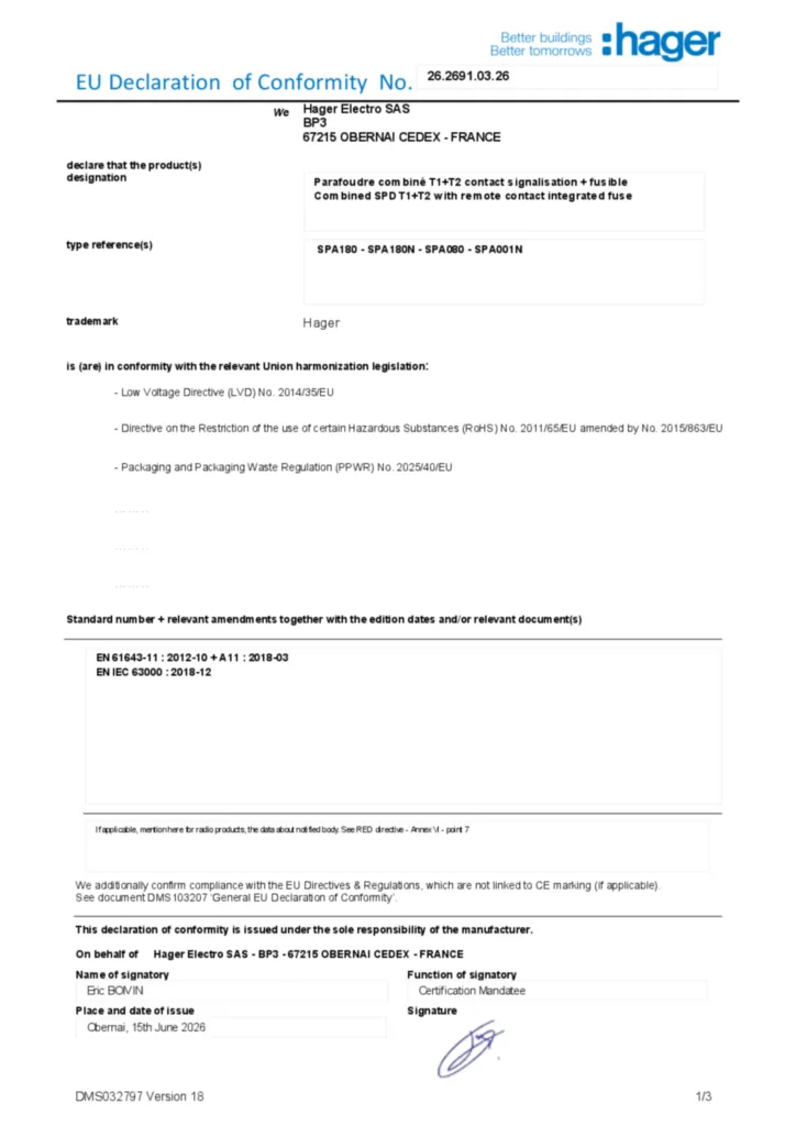 Image Declaration of conformity en-US 2026-07-15  | Hager