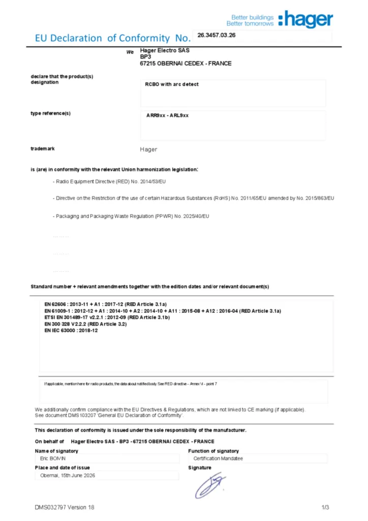 Image Declaration of conformity en-US 2026-07-15  | Hager