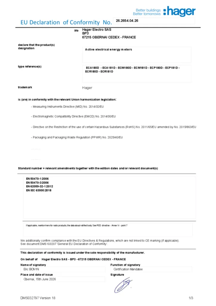Image Declaration of conformity en-US 2026-07-15  | Hager