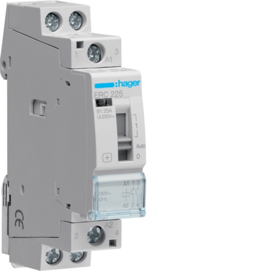 ERC225 - Override Contactor 25A, 2NO, 230V~50Hz