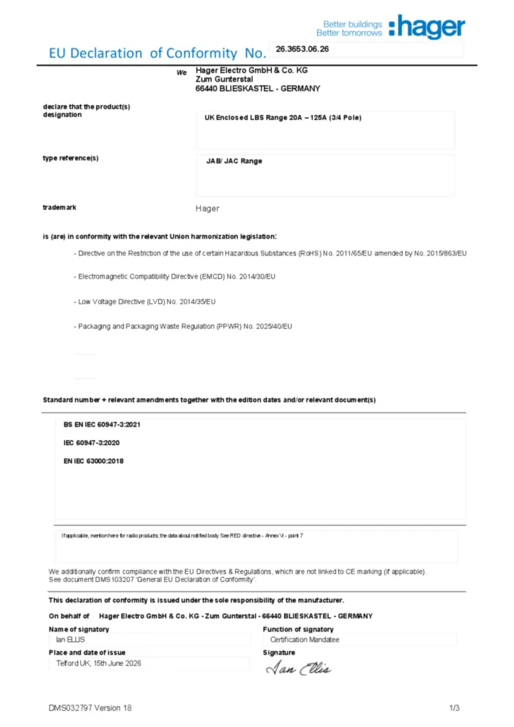 Image Declaration of conformity en-GB 2026-07-22  | Hager
