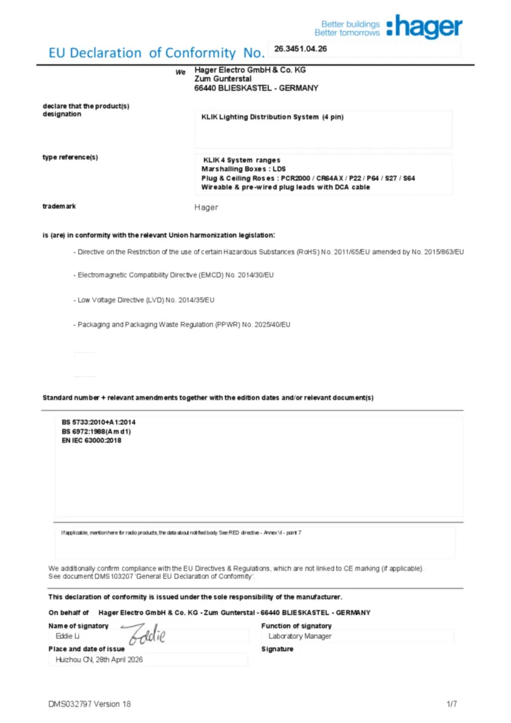 Image Declaration of conformity en-GB 2026-07-22  | Hager