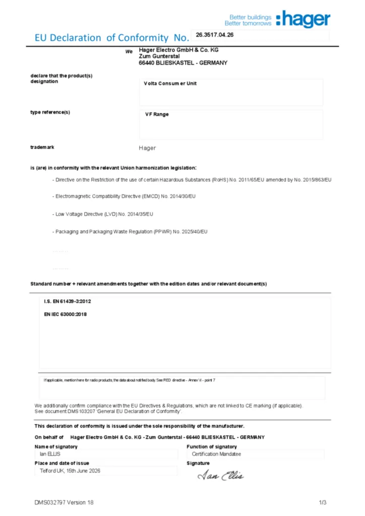 Image Declaration of conformity en-GB 2026-07-22  | Hager