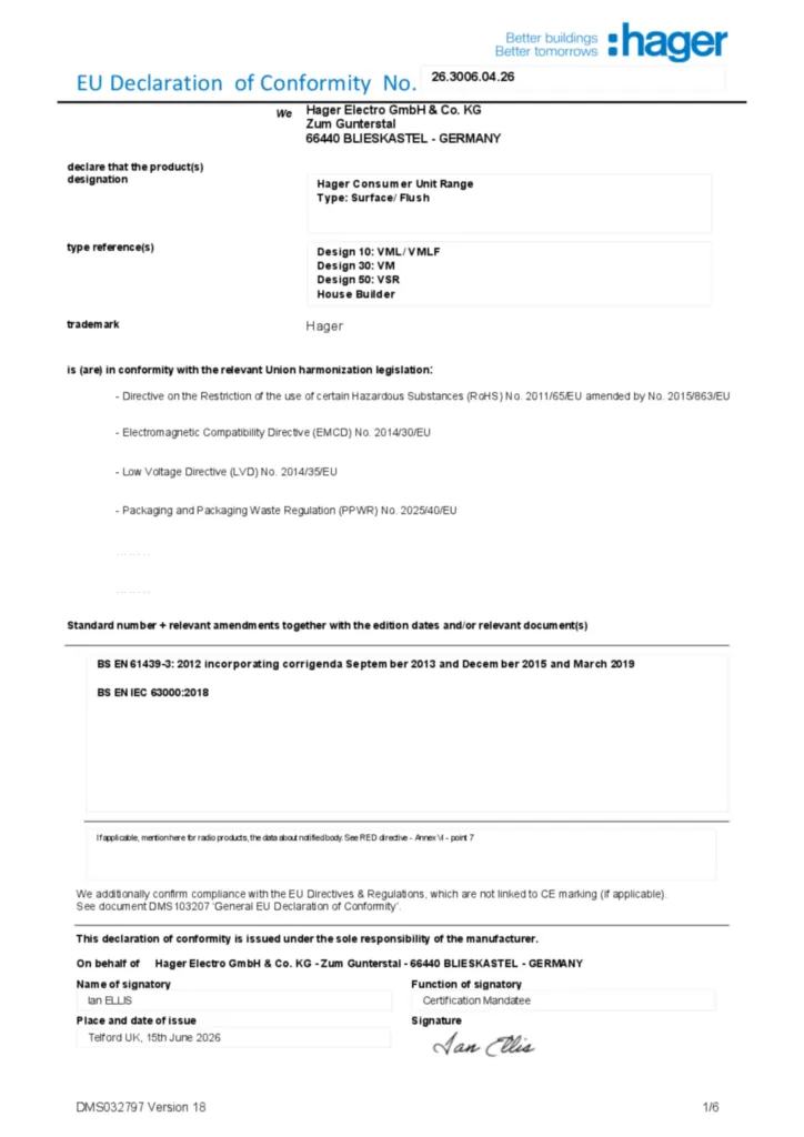 Image Declaration of conformity en-GB 2026-07-22  | Hager
