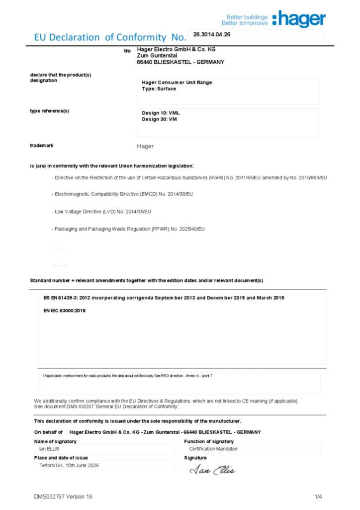 Image Declaration of conformity en-GB 2026-07-22  | Hager