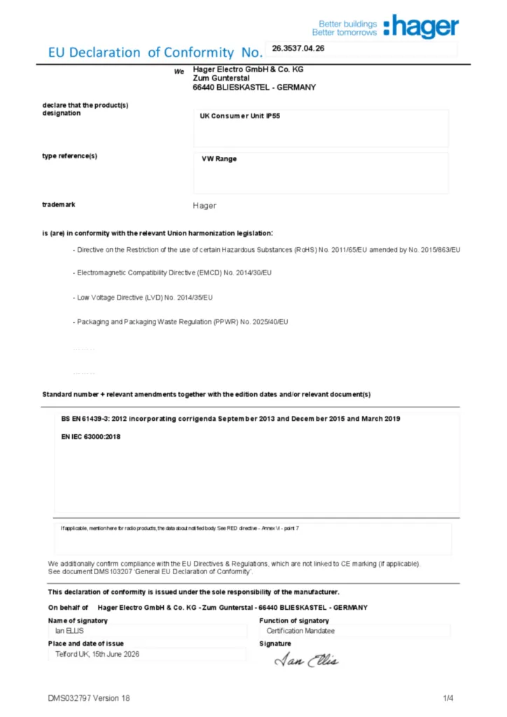 Image Declaration of conformity en-GB 2026-07-22  | Hager