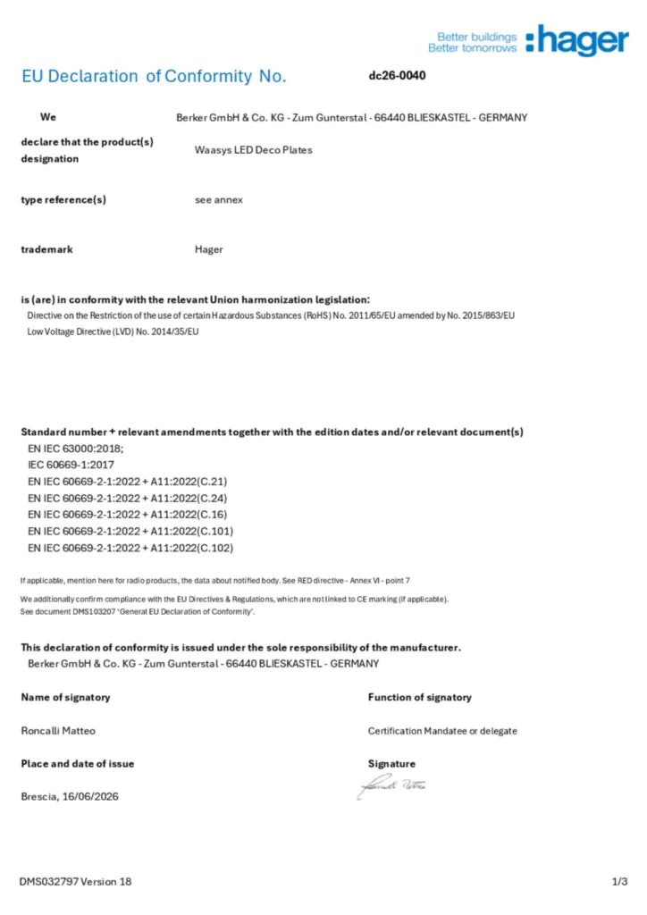Bild Konformitätserklärung en-GB 2026-07-29 | Hager Deutschland