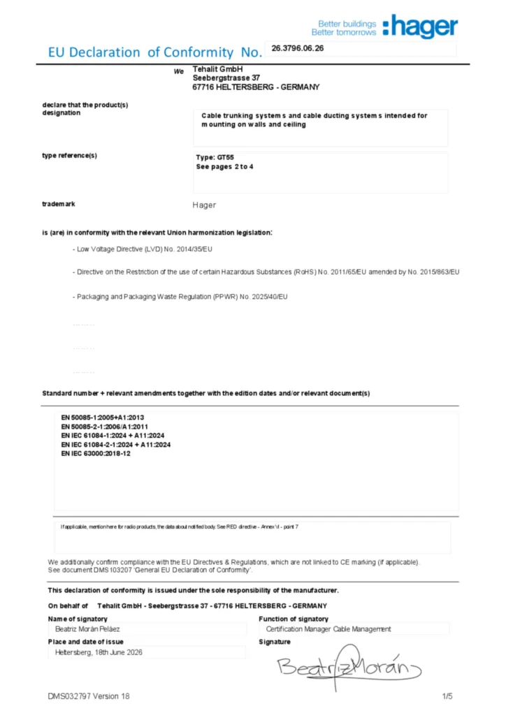 Image Déclaration de conformité en-GB 2026-08-07 | Hager Belgique