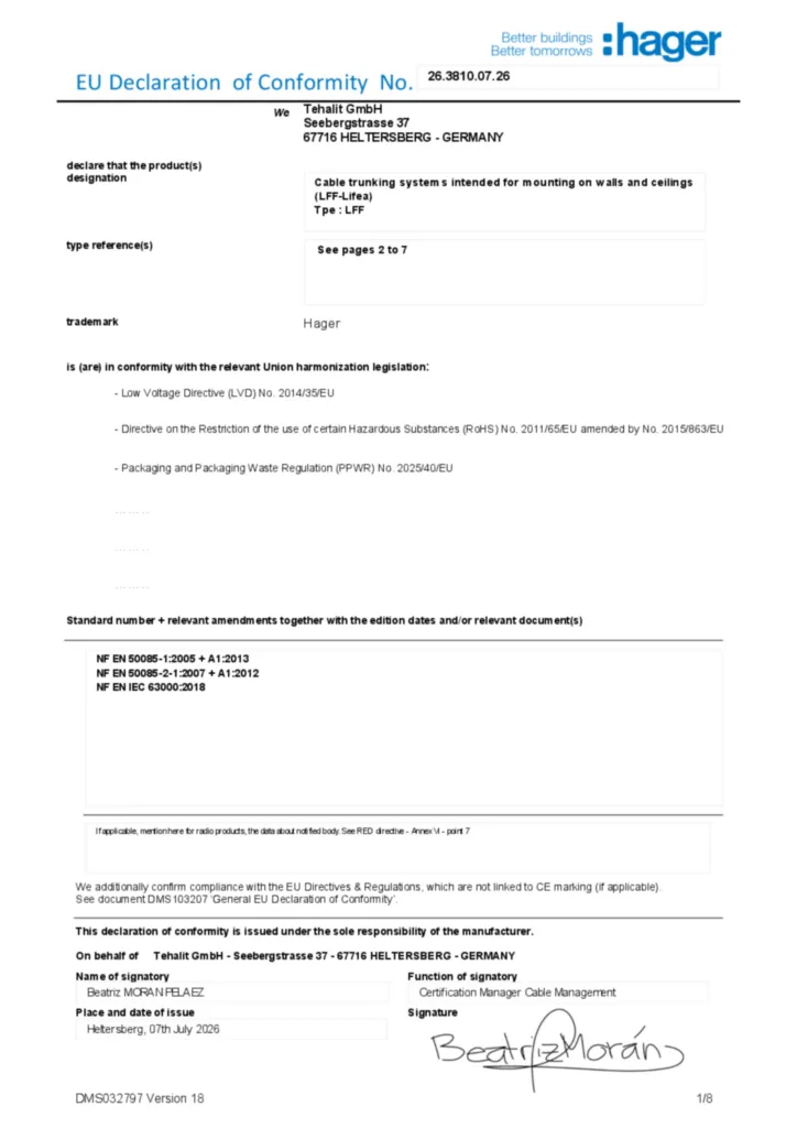 Bild EU-försäkran (DoC) en-GB 2026-08-07 | Hager Sverige