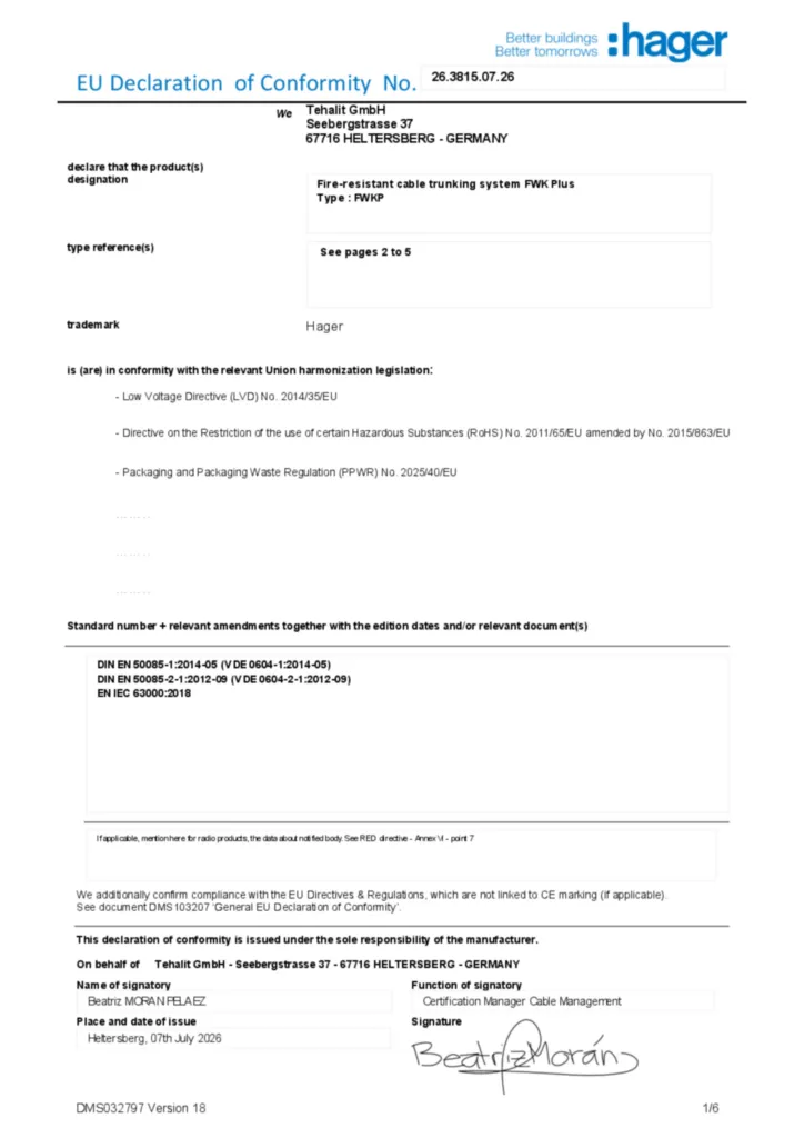 Bild Konformitätserklärung en-GB 2026-08-07 | Hager Deutschland