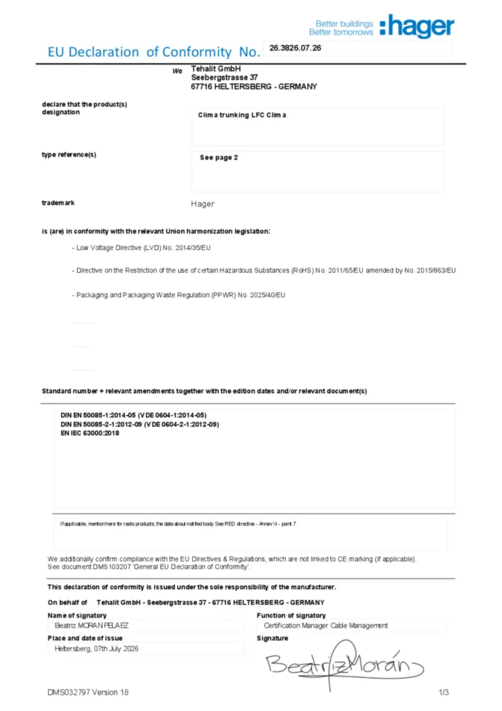 Bild EU-försäkran (DoC) en-GB 2026-08-07 | Hager Sverige