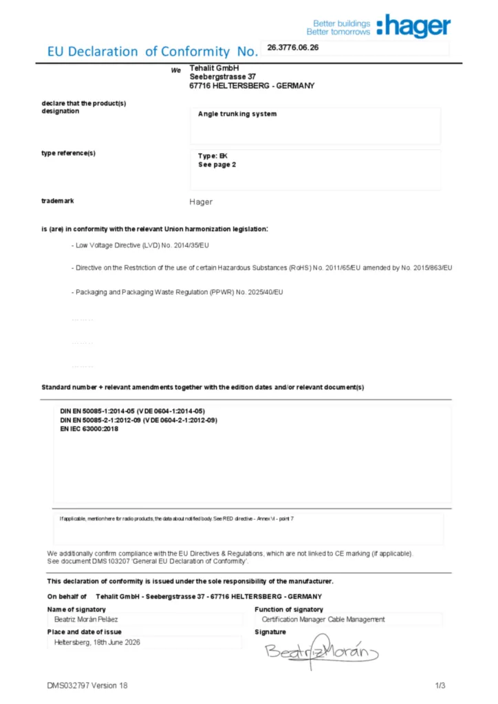 Image Déclaration de conformité en-GB 2026-08-07 | Hager Afrique
