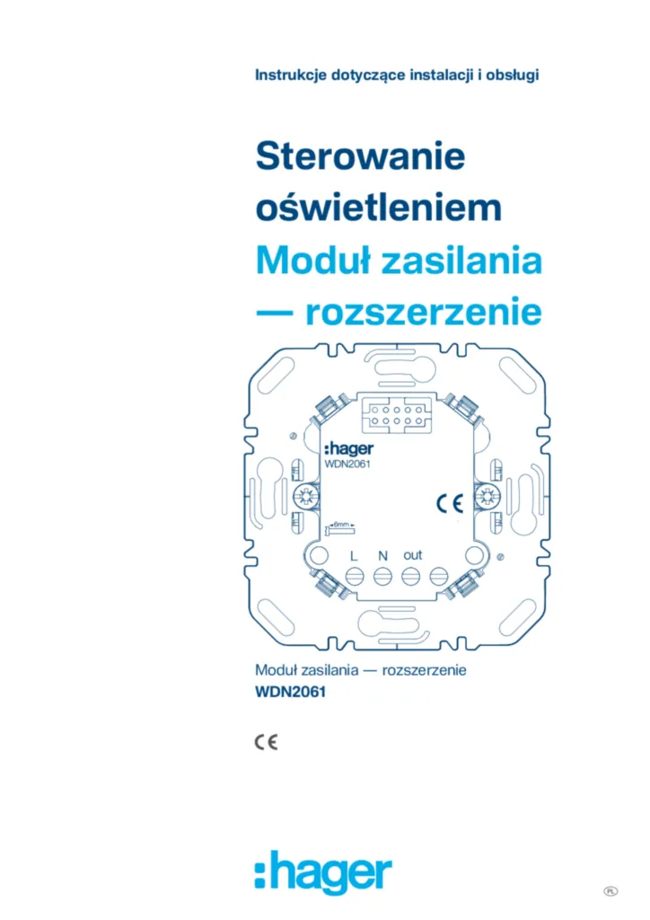 Zdjęcie Instrukcja montażu pl-PL 2026-08-12 | Hager Polska