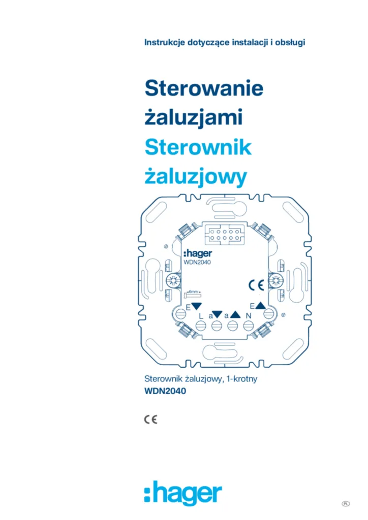 Zdjęcie Instrukcja montażu pl-PL 2026-08-12 | Hager Polska