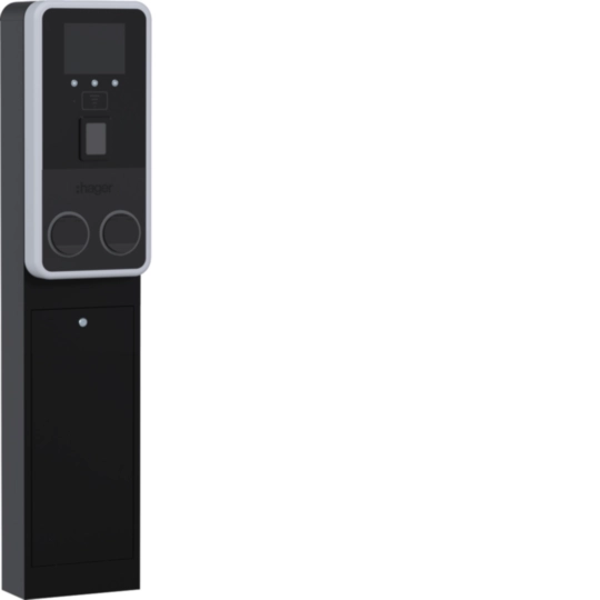 XVG222SYO - WP2 Totem 2x 22kW, 2xT2S, IP55, IK10, OCCP, 4G, RFID, TPE, Ecran, Protections