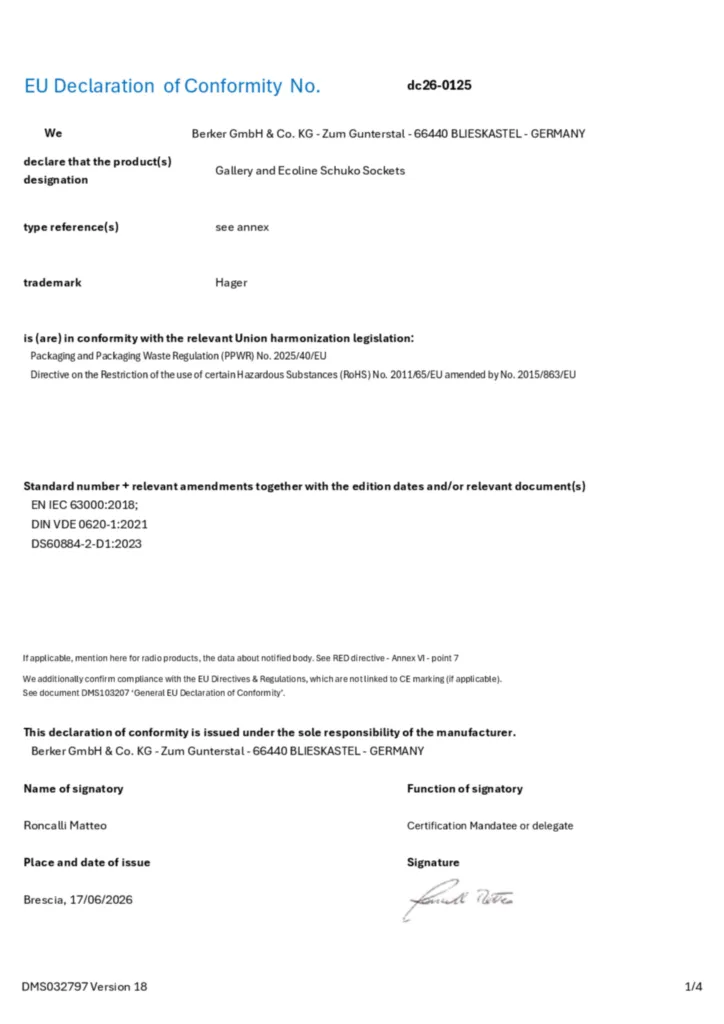 Imagen Declaración de conformidad en-GB 2026-08-24 | Hager España
