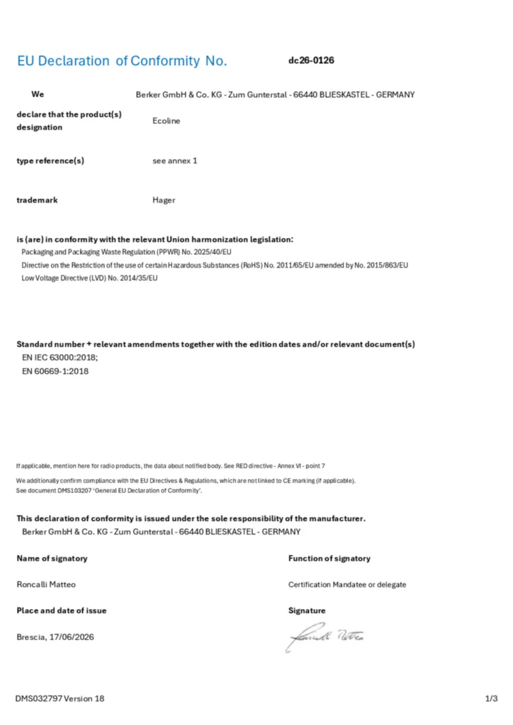 Bild Konformitätserklärung en-GB 2026-08-24 | Hager Deutschland