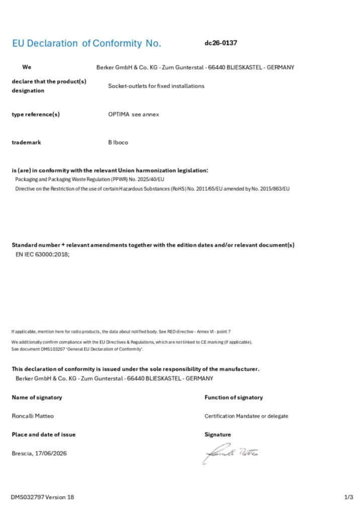 Image Déclaration de conformité en-GB 2026-08-24 | Hager France