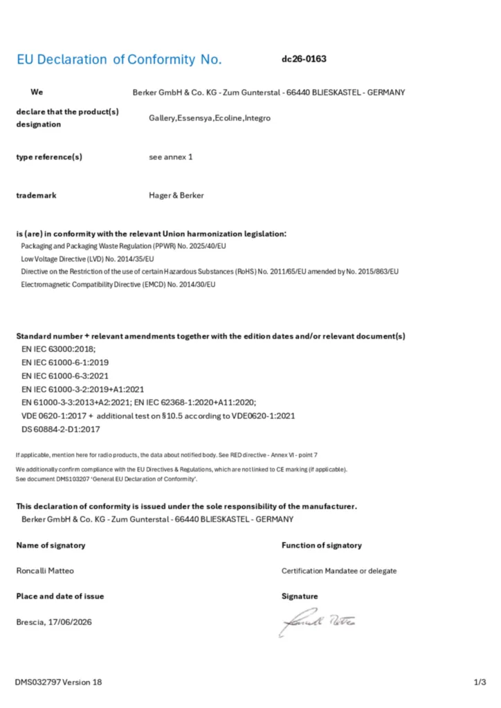 Image Déclaration de conformité en-GB 2026-08-24 | Hager Belgique