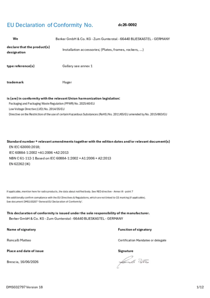 Image Declaration of conformity en-GB 2026-08-24  | Hager