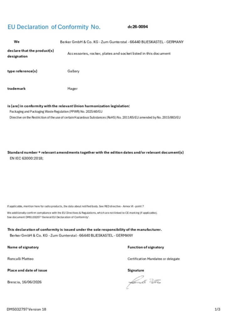 Image Déclaration de conformité en-GB 2026-08-24 | Hager Belgique