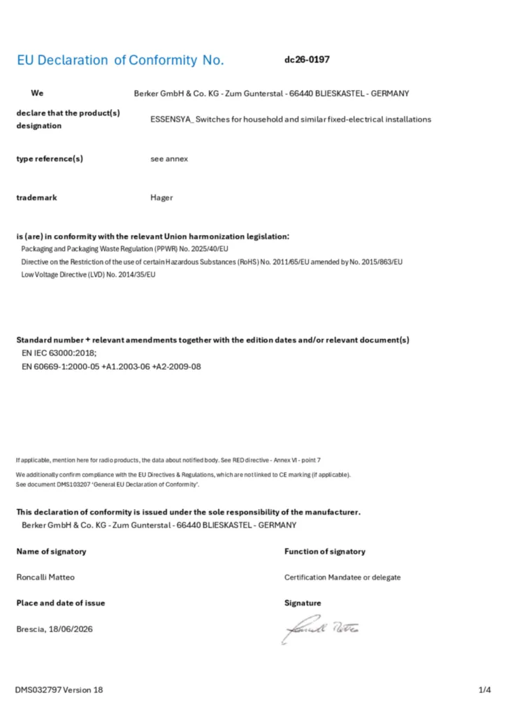 Image Déclaration de conformité en-GB 2026-08-24 | Hager Afrique