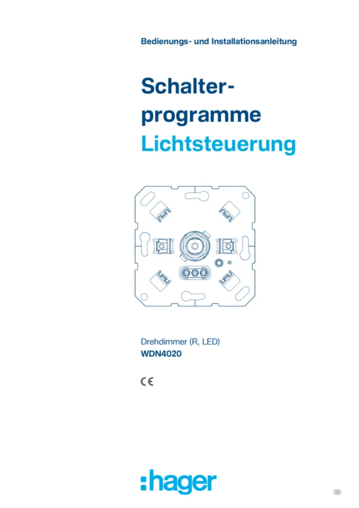 Bild Montageanleitung de-DE 2026-09-22 | Hager Deutschland
