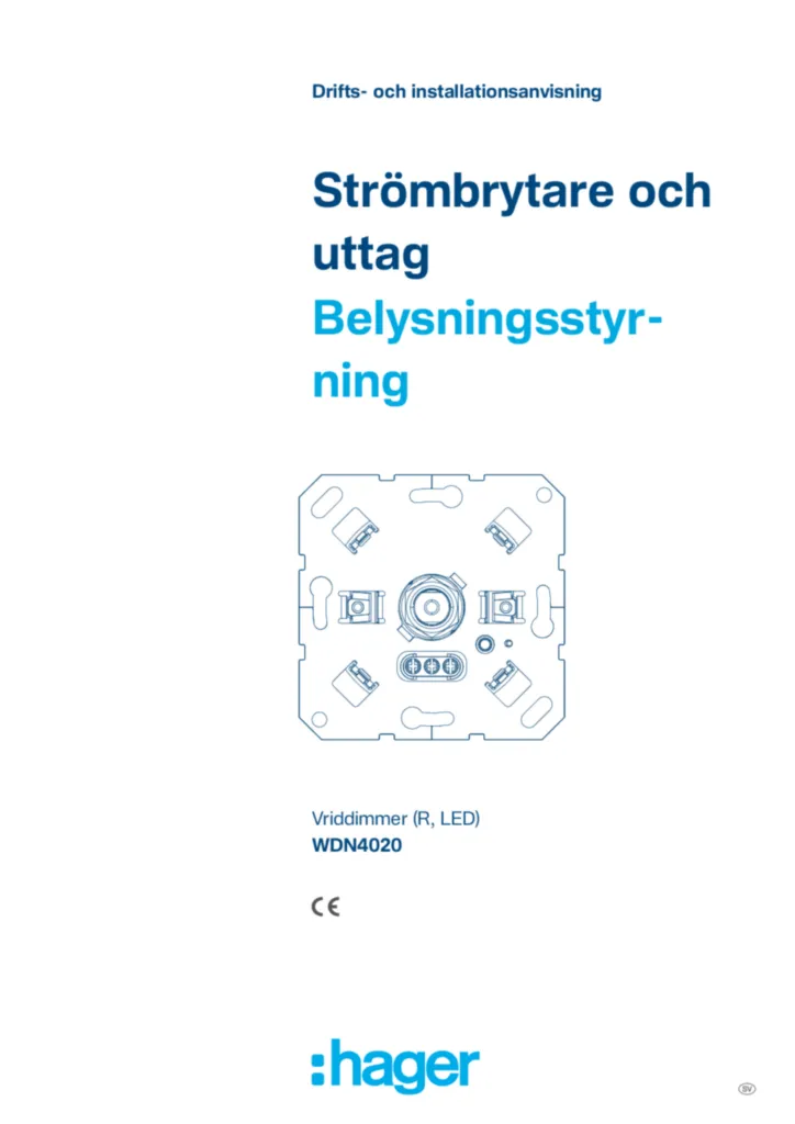 Bild Installationshandbok sv-SE 2026-09-22 | Hager Sverige