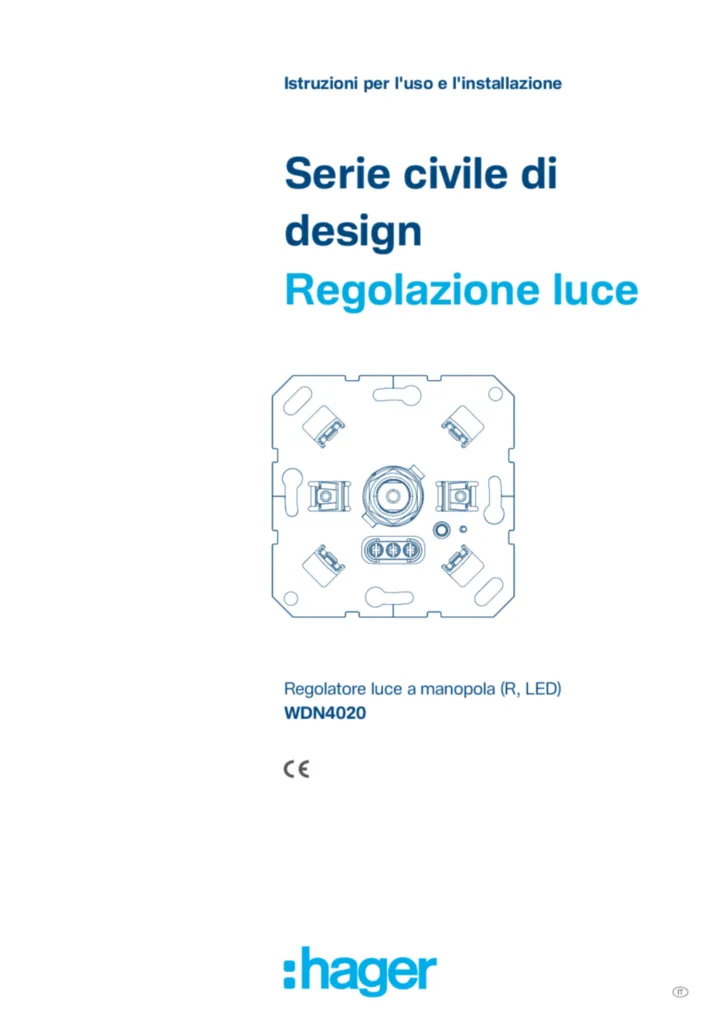 Immagine Manuale di installazione it-IT 2026-09-22 | Hager Italia