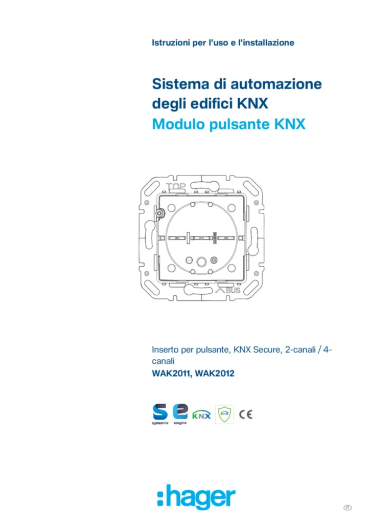 Immagine Manuale di installazione it-IT 2026-09-23 | Hager Italia