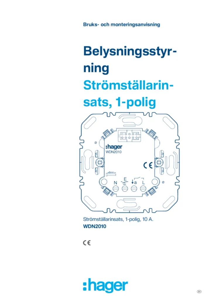 Bild Installationshandbok sv-SE 2026-09-28 | Hager Sverige