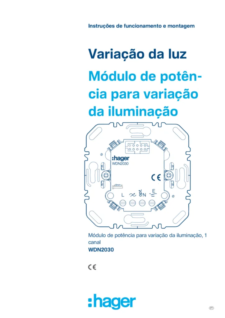 Imagem Manual de instalação pt-PT 2026-09-28 | Hager Portugal