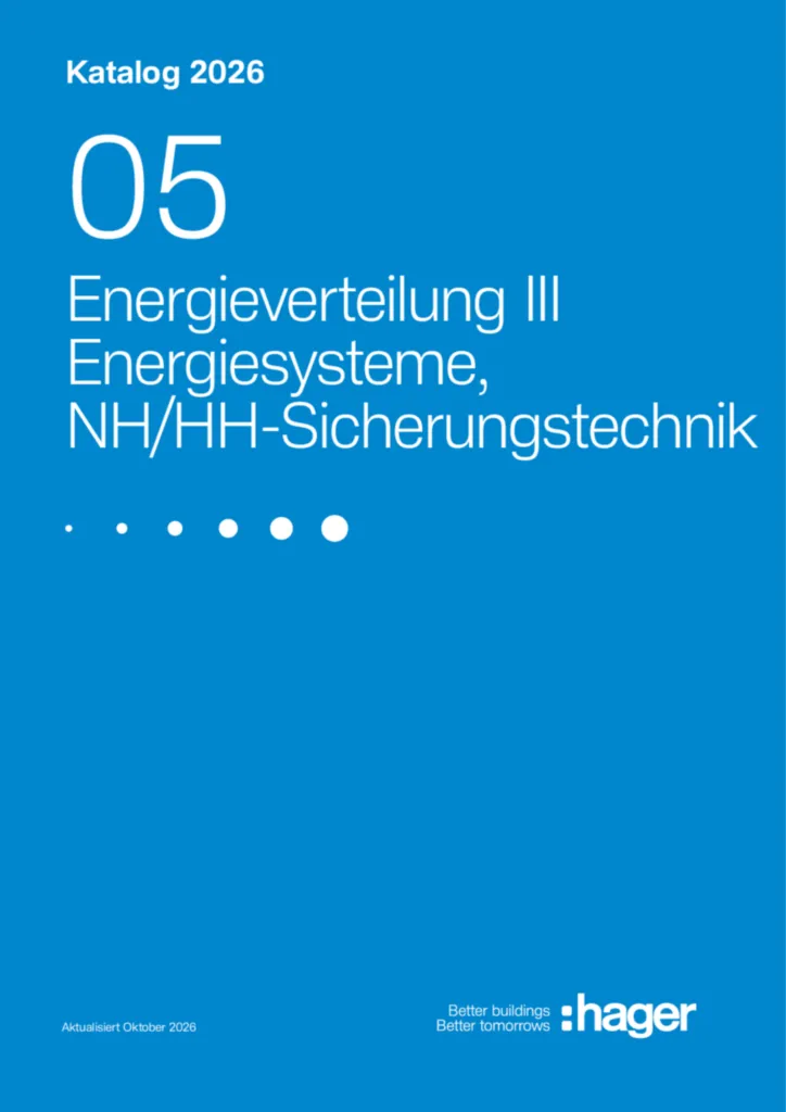 Bild Katalog 05 | Hager Schweiz
