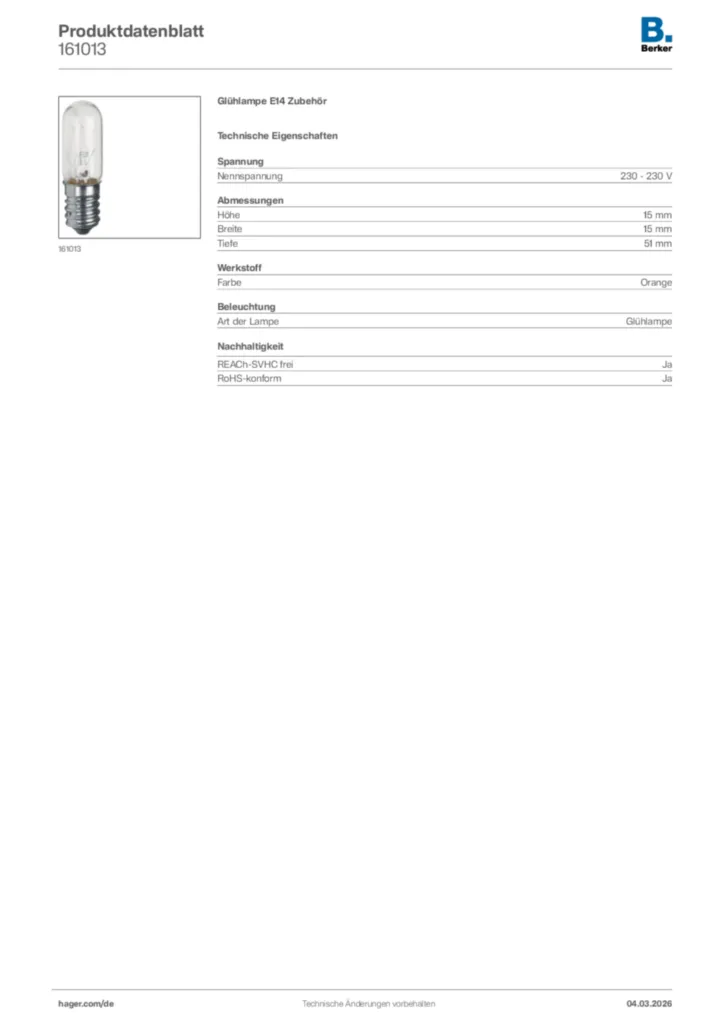 Bild Berker Produktdatenblatt 161013 | Hager Deutschland