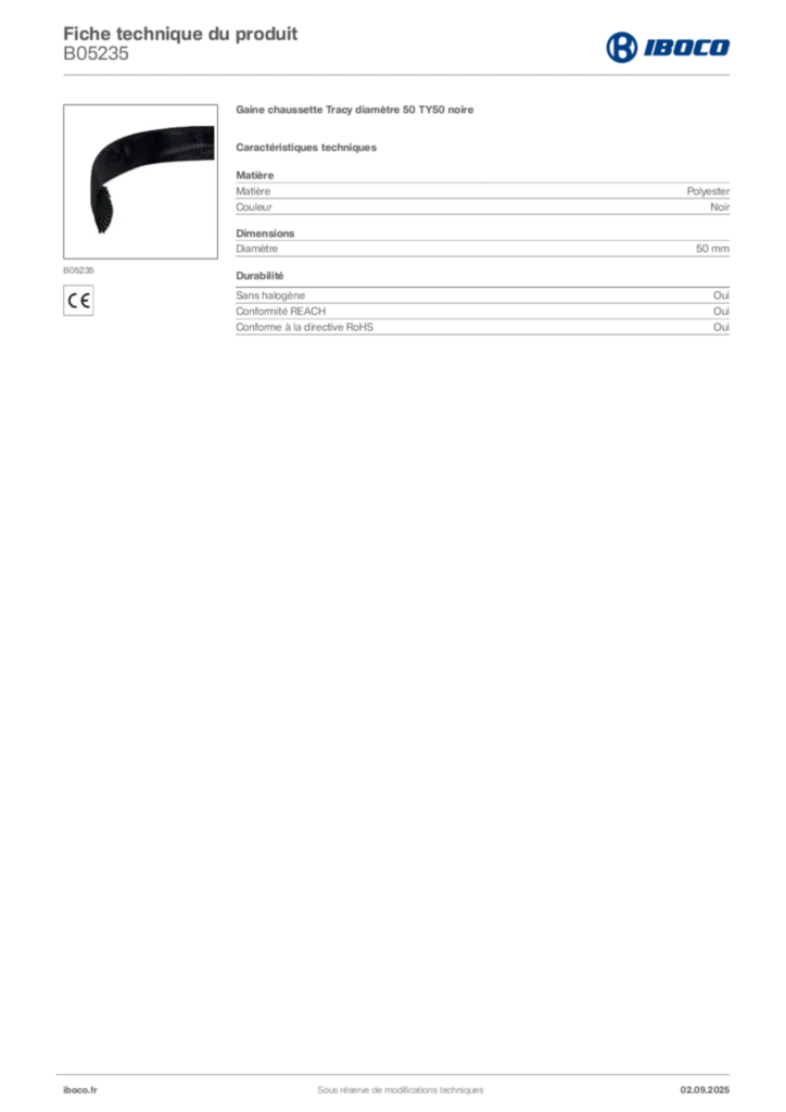 Image Iboco Fiche technique du produit B05235 | Hager France